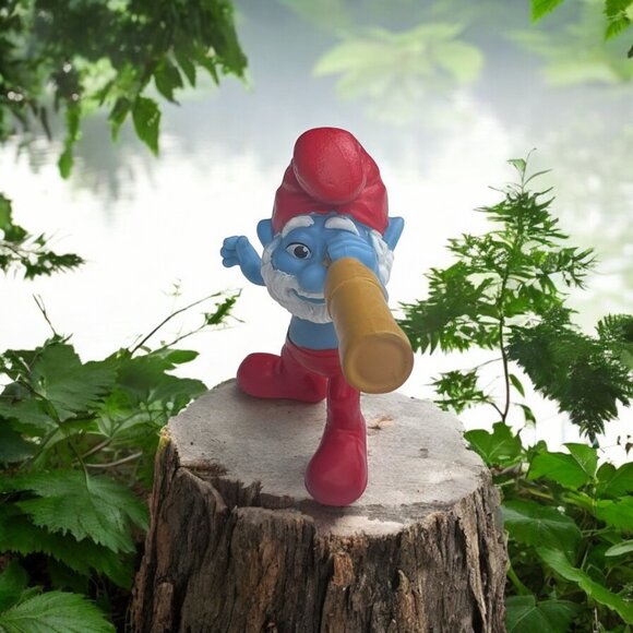 2 Smurfs - Peyo 2011 Papa & Painter - Picture 3 of 8